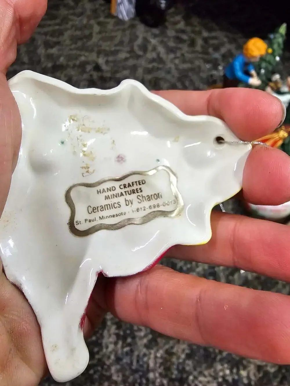 Ceramics By Sharon The Story Of Xmas Ornament